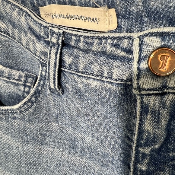 Anthropologie Pilcro and the Letterpress Twisted Leg Kick Flare Jeans Sz 30 - Picture 10 of 12